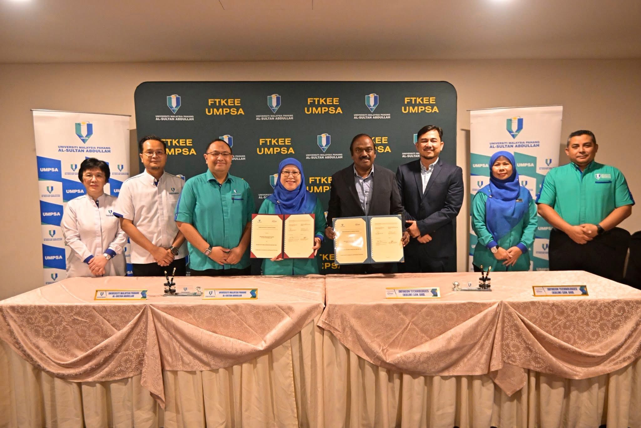 UMPSA dan INFINEON Jalin Kerjasama Strategik Perkukuh Bidang Kejuruteraan dan Teknologi Automasi di FTKEE
